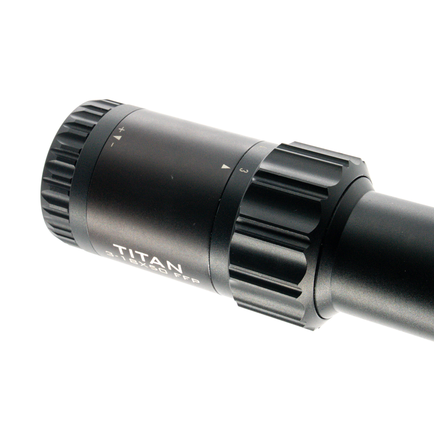 Pre-Owned Element Optics Titan 3-18x50 FFP APR-2D MRAD Rifle Scope - PO2594