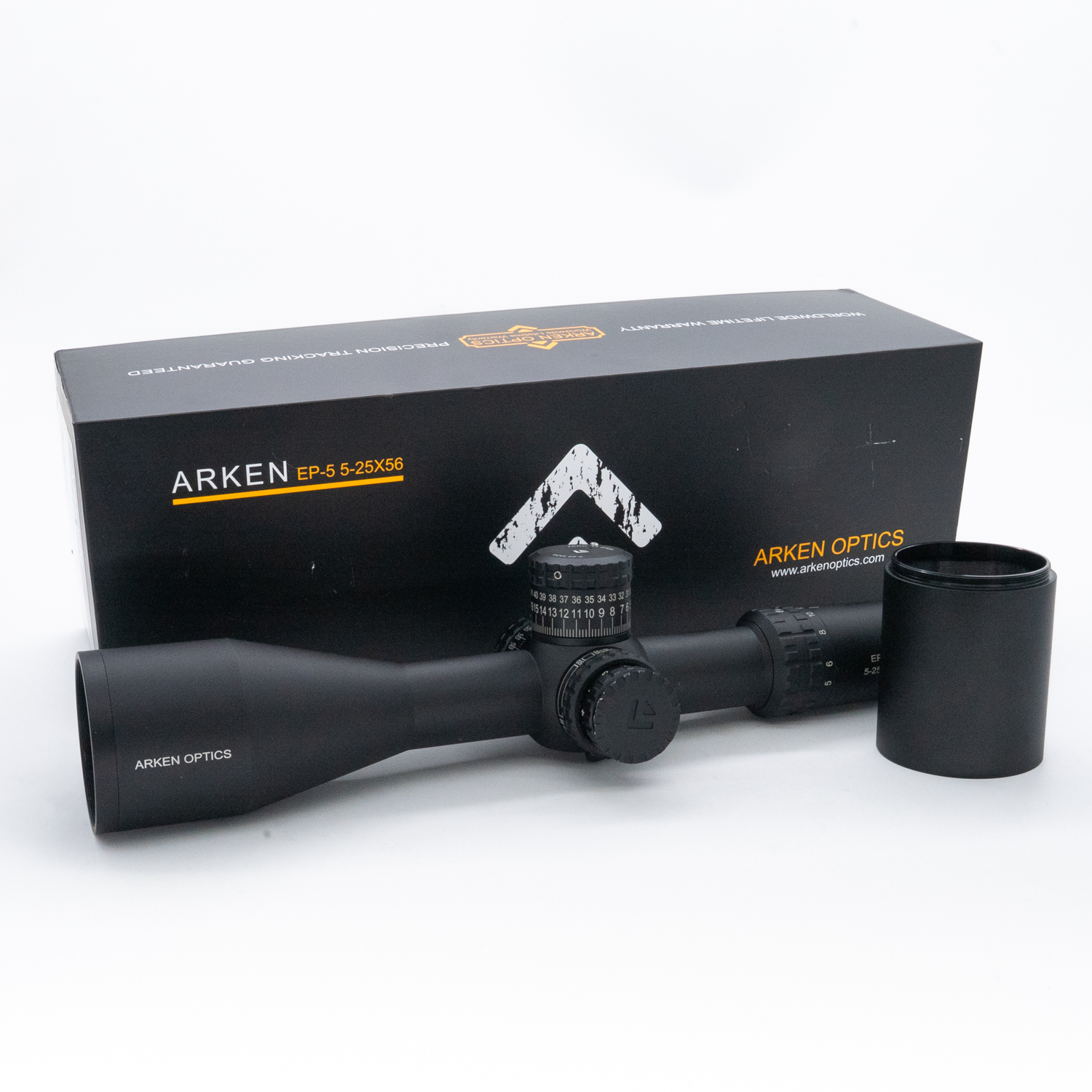 Pre-Owned Arken Optics EP5 5-25X56 FFP VPR Illuminated Rifle Scope - MOA - PO2620