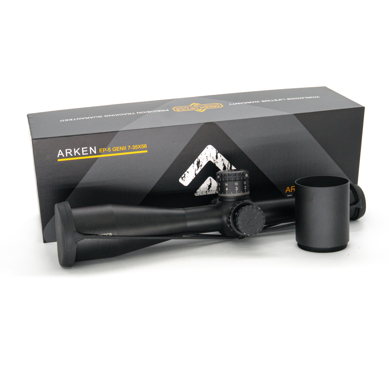 Pre-Owned Arken Optics EP5 GEN2 7-35x56 FFP IR VPR MIL 0.1MRAD 34mm Rifle Scope - PO2633