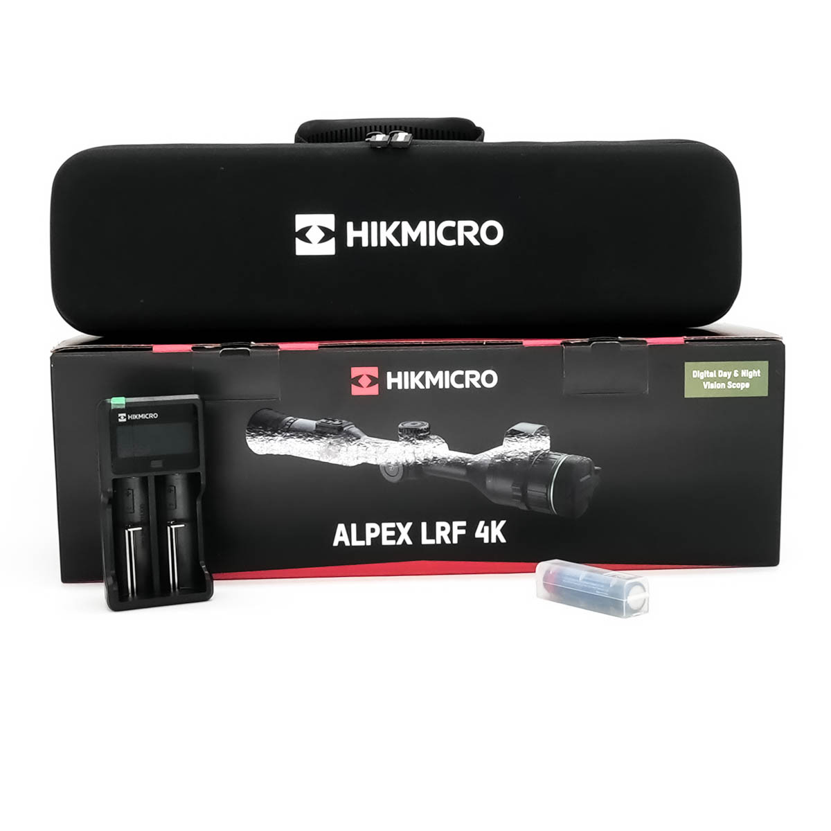 Pre-Owned HIKMICRO Alpex A50EL 4K UHD Sensor LRF Digital Day & Night Rifle Scope with Ballistics Calculator - PO2666