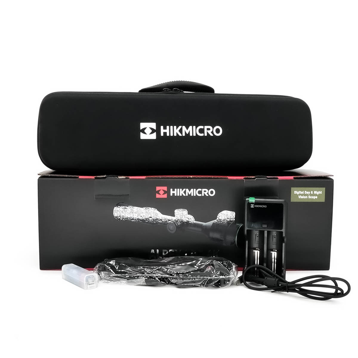 Pre-Owned HIKMICRO Alpex A50EL 4K UHD Sensor LRF Digital Day & Night Rifle Scope with Ballistics Calculator - PO2668