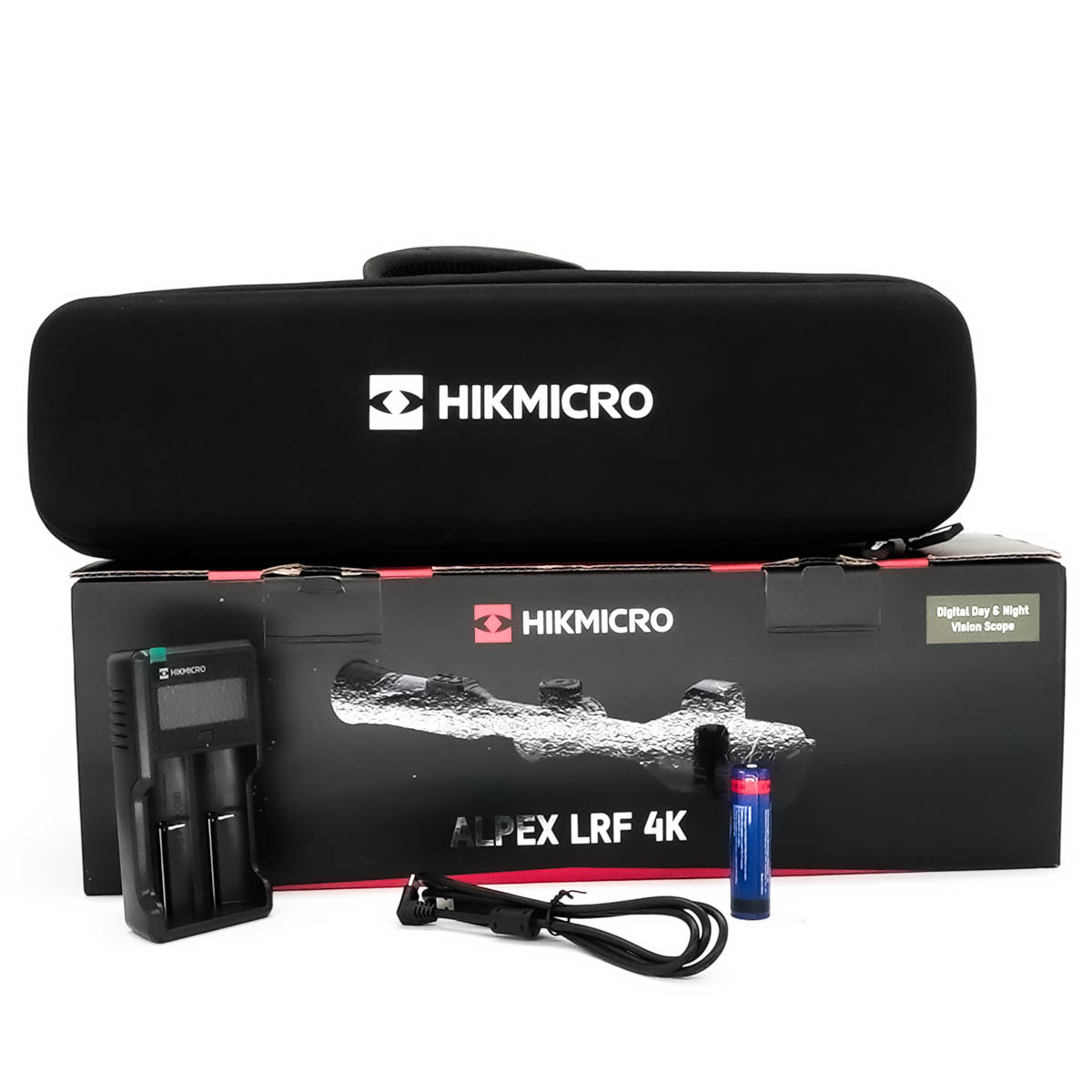 Pre-Owned HIKMICRO Alpex A50EL 4K UHD Sensor LRF Digital Day & Night Rifle Scope with Ballistics Calculator - PO2669