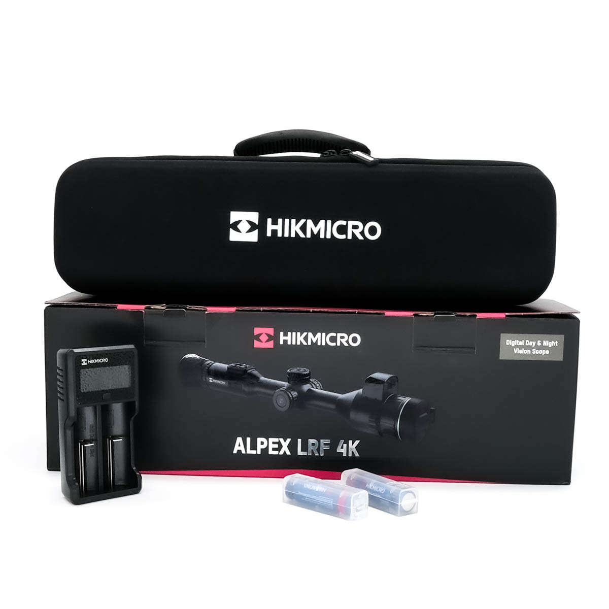 Pre-Owned HIKMICRO Alpex 4K A50EL LRF Digital Day & Night Rifle Scope w/ Ballistics Calculator - PO2771