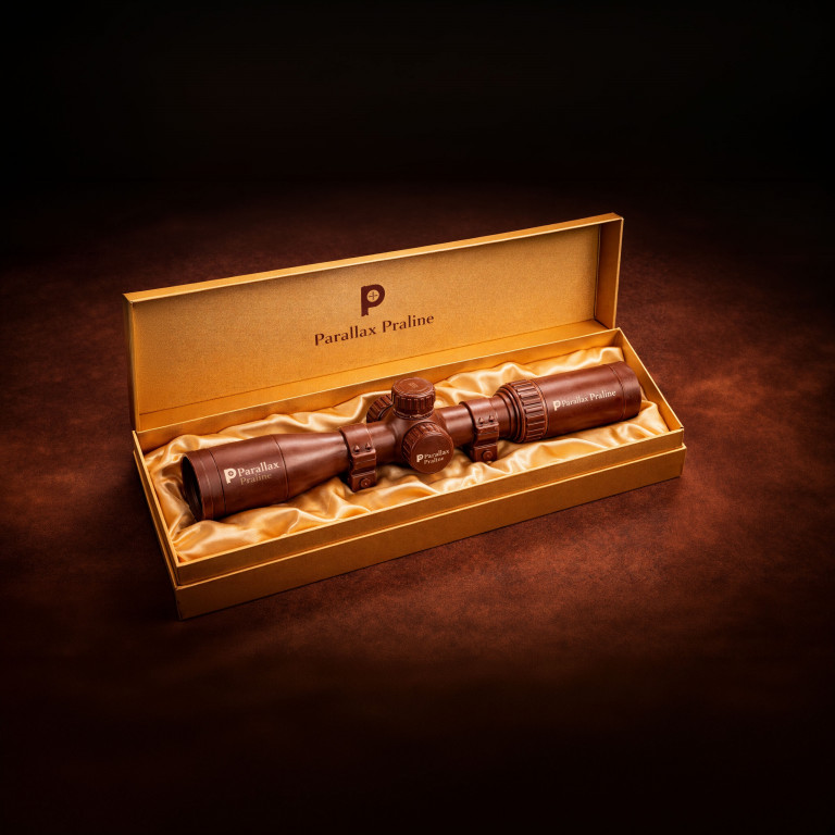Parallax Praline Deluxe Chocolate Rifle Scope with Praline Filling