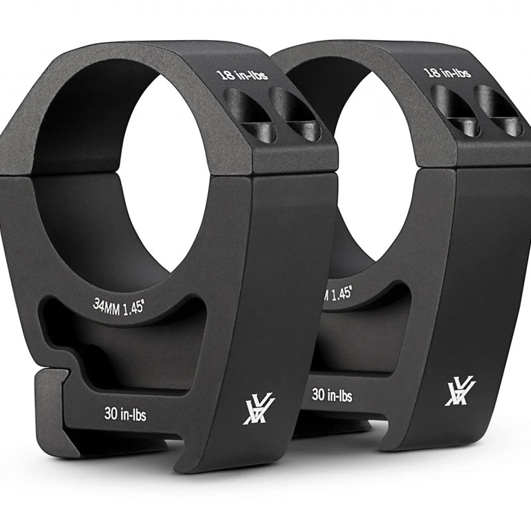 Vortex Pro Riflescope High Profile 34mm Rings for Picatinny and Weaver Mounts