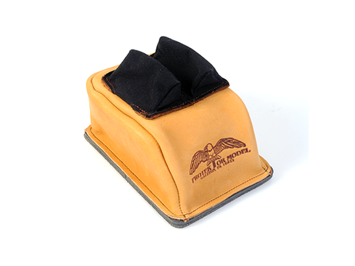 Protektor #14BC Custom Leather & Cordura Bunny Ear Rear Bag w/ Hard Bottom