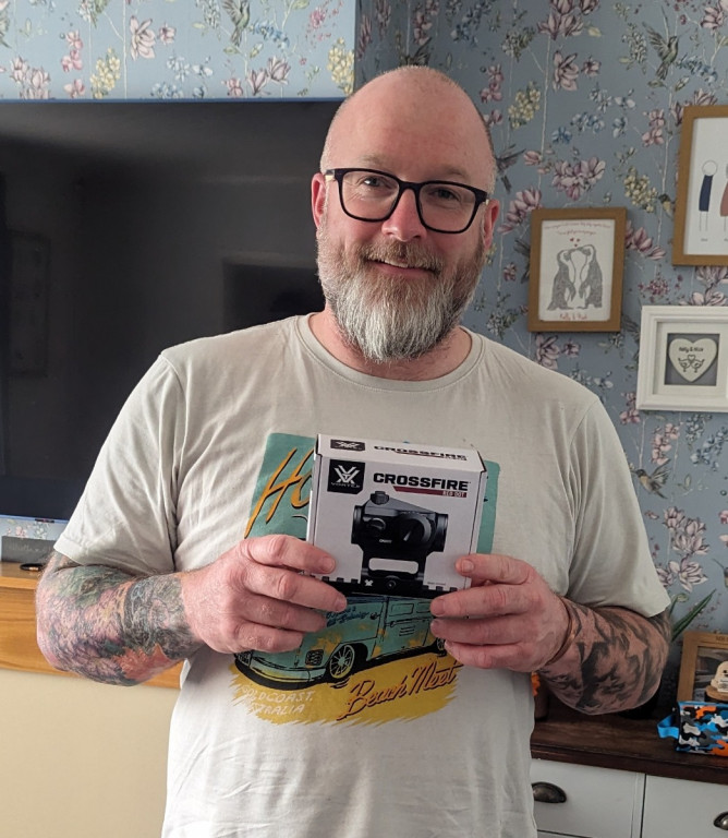 WIN A: Vortex Crossfire 2 MOA Red Dot Sight