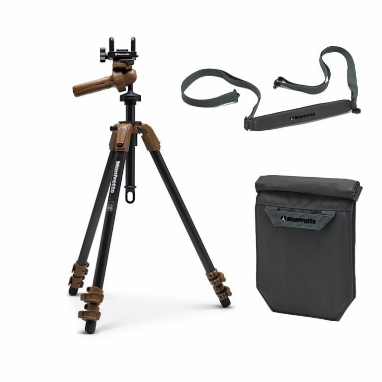 Manfrotto ALPHA S.H.O.T. Carbon Grip PRO Kit and Accessories