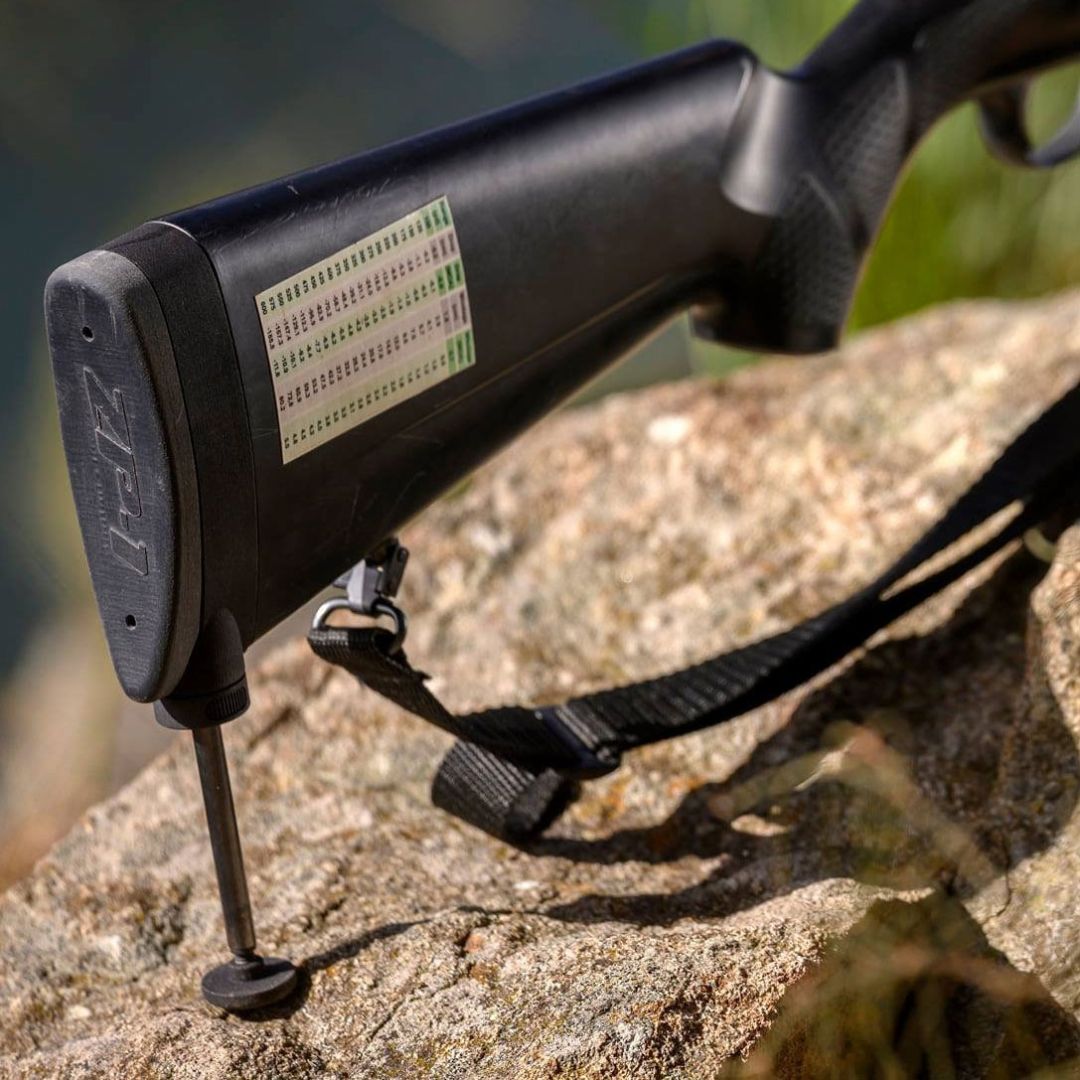 ZP-1 Oil Dampened Monopod by GLB Industrial - Fit to Any Common Rifle Stock.