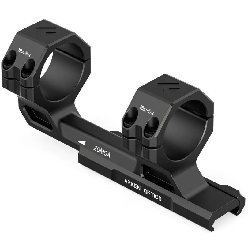 Arken Optics Rigid Precision 20 MOA Cantilever Mount - 2.5 inch offset - 34mm