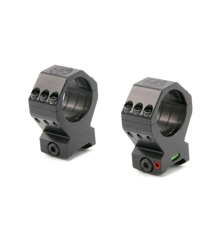Tier One 30mm TAC 6 Screw Bubble Level Picatinny Scope Rings