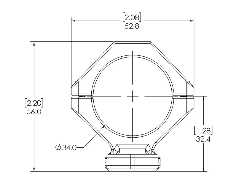Magne-Tech 30-38.5mm 3x Magnetic Ring Mount and Receiver Part A and B Complete Set