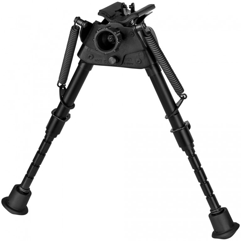 Harris S-BRM 6-9" Swivel Bipod with Notched Legs