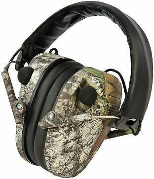 Caldwell E-max Low Profile Electronic Hearing Protection Mossy Oak Break up 85dB