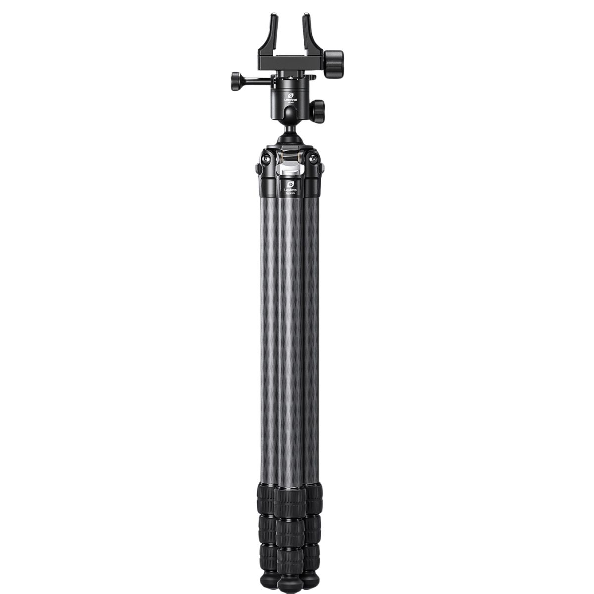 Leofoto SA Series TALL SA-324CL 10 Layer Carbon Tripod with MK-40 40mm Ballhead w/ 3 way Locking and GS-3 Weapon Clamp Heavy Duty Support System -  Max load ; 15kg, Min 240mm to Max 1850mm