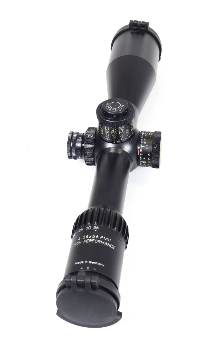 Schmidt & Bender PM II 6-36x56 High Performance LPI GR²ID 1/2 cm CCW MT II MTC LT / DT II+ ZC LT Rifle Scope