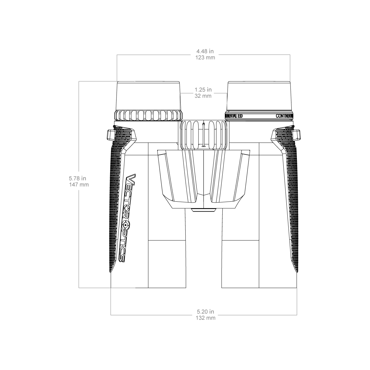 Vector Optics Continental 8x42 ED OD Green Binoculars
