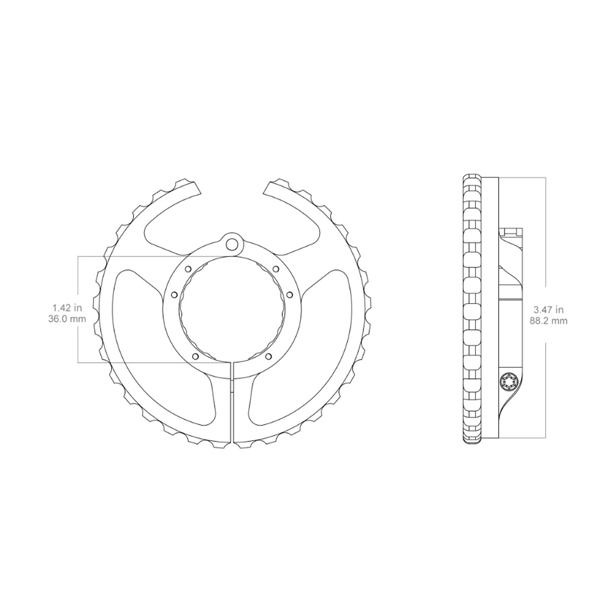 Vector Optics Continental Scope Big Side Wheel GenII