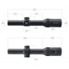 Vector Optics Continental X8 1-8x24 SFP ED 1/2MOA 30mm Rifle Scope