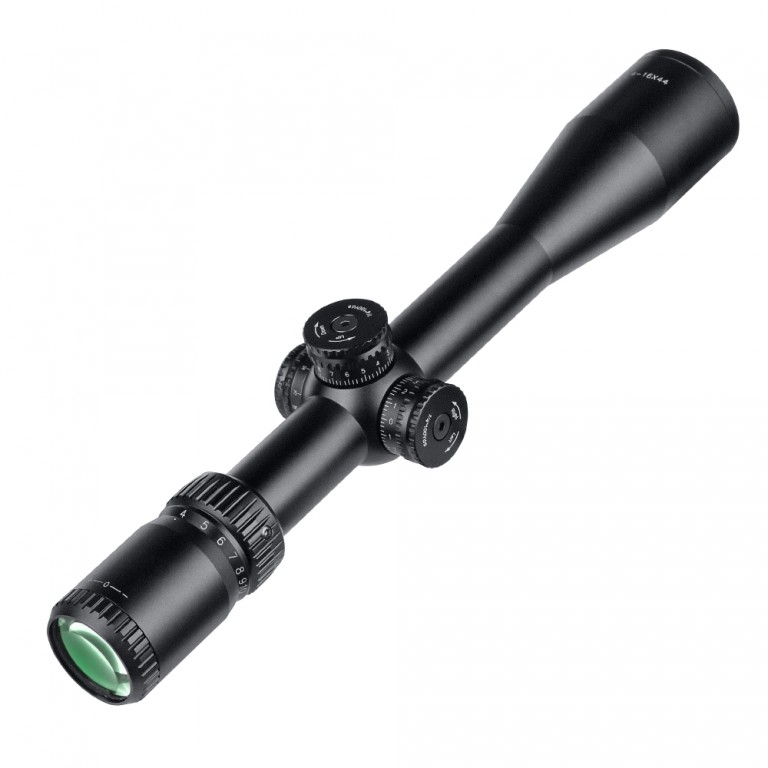 SPINA Optics Toxin HD 4-16x44 SFP Non-IR 1/4 MOA SF 30mm Rifle Scope with Free Weaver Rings