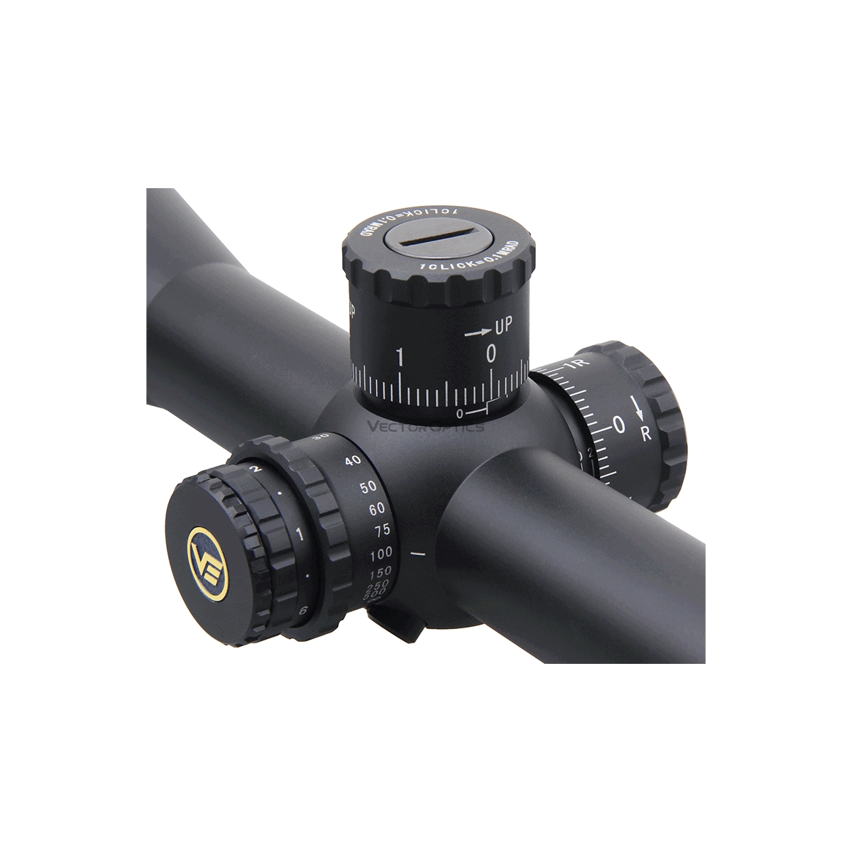 Vector Optics Taurus 4-16x44 SFP Illuminated MPX1 1/10 MIL Zero-Stop 30mm Rifle Scope with Free Picatinny Rings