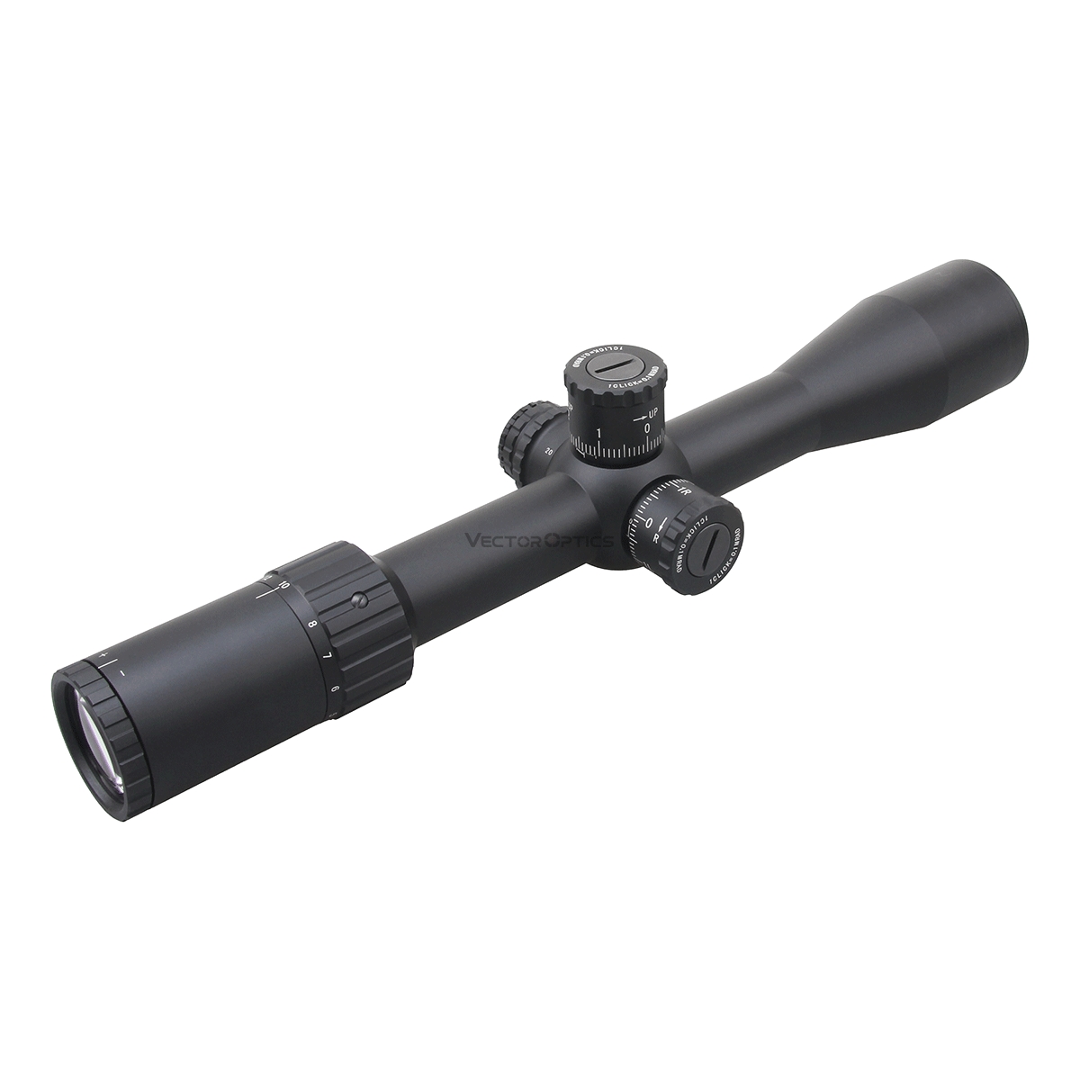 Vector Optics Taurus 4-16x44 SFP Illuminated MPX1 1/10 MIL Zero-Stop 30mm Rifle Scope with Free Picatinny Rings