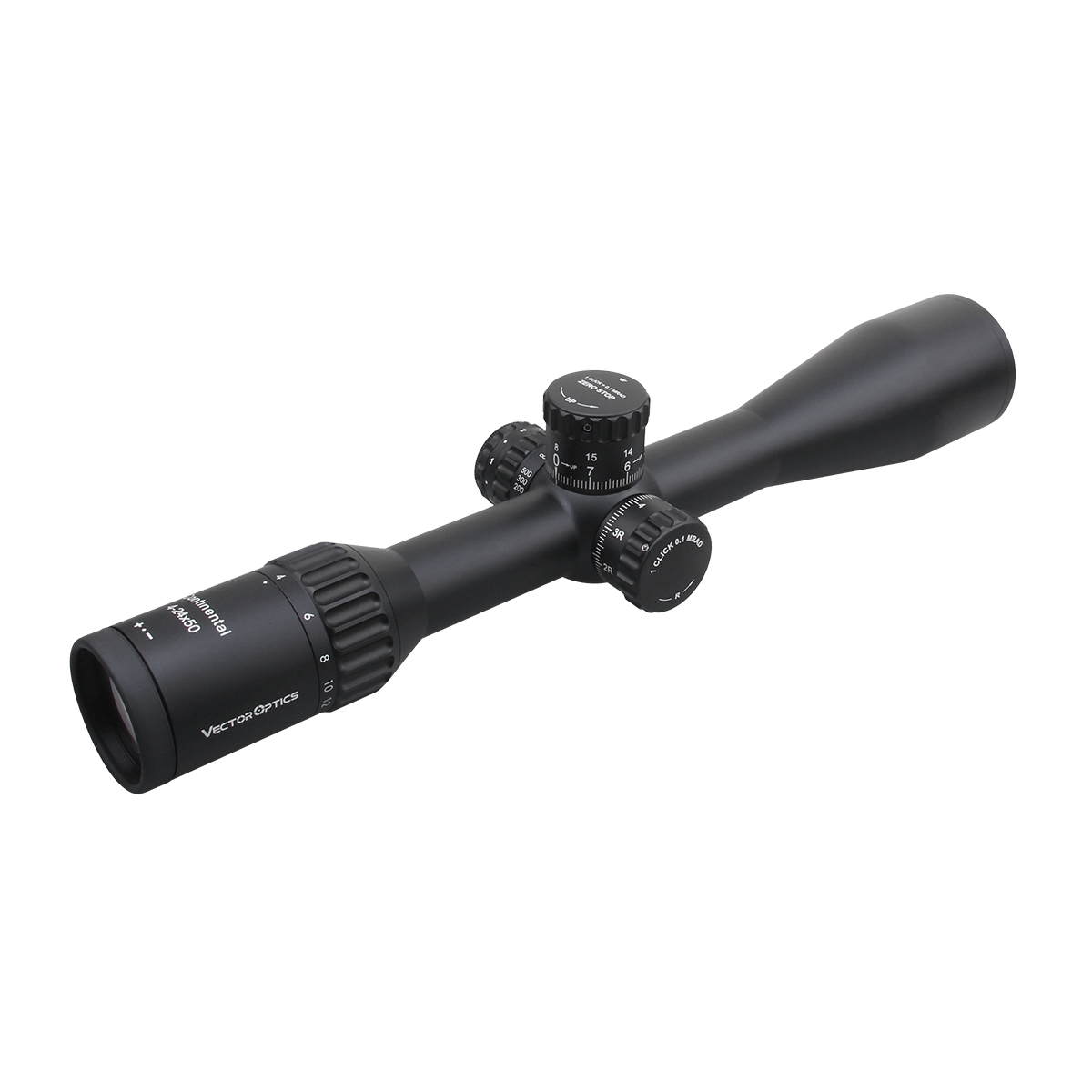 Vector Optics Continental 4-24x50 ARI SFP Illuminated VCT-20A 0.1 MRAD Zero Stop Rifle Scope