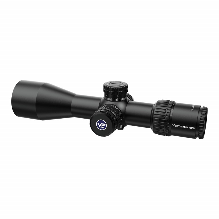 WIN A: Vector Optics Veyron 3-12x44 SFP IR MPR-V10 0.1 MRAD Locking Turrets Side Focus Super Compact 30mm Rifle Scope