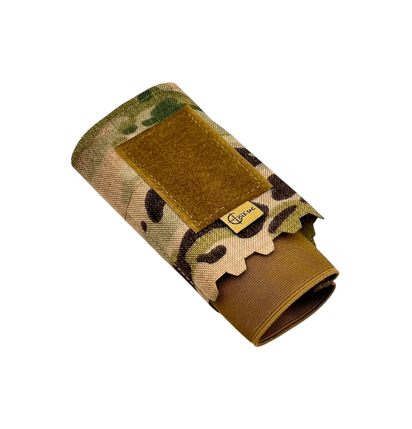 Cole-Tac Rifle Scope Poncho Protective Sleeve with Hook-and-Loop Patches for 56mm Lens - Multicam