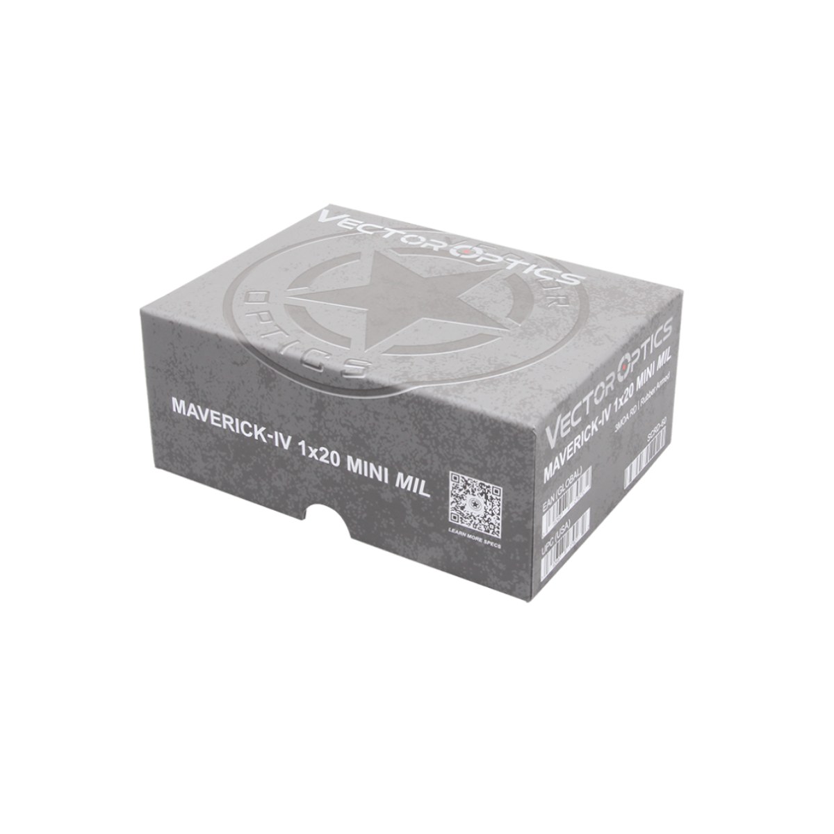 Vector Optics Maverick-IV 1x20 MIL Mini Rubber Weaver Mount Armored Reflex Sight