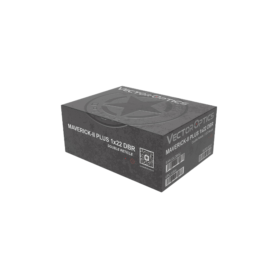 WIN A: Vector Optics Maverick-II Plus 1x22 DBR Double-Reticle Red Dot Sight