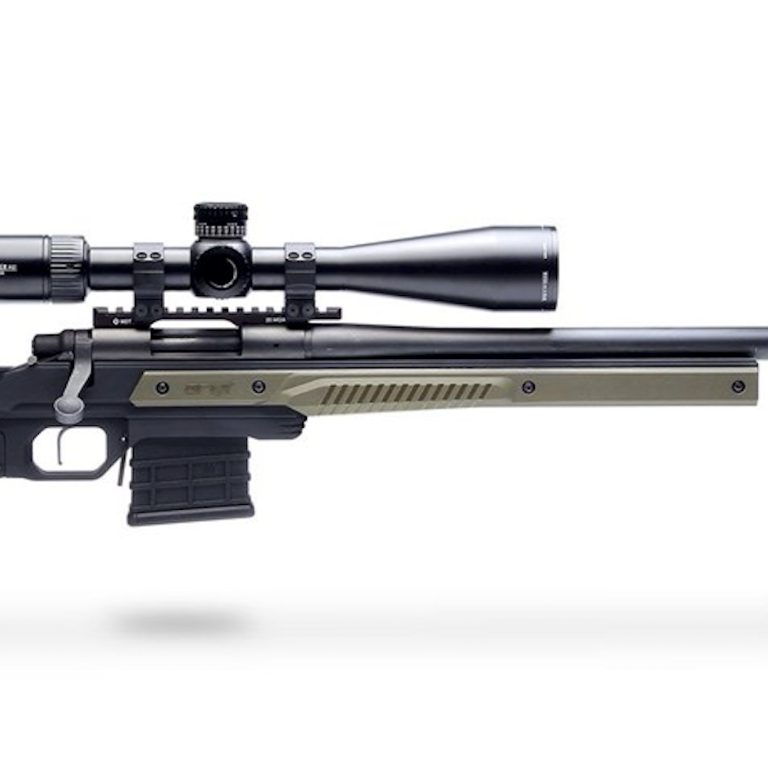 MDT Oryx Savage Axis Short Action Right Hand AICS Rifle Stock - Black/OD Green - Optics Warehouse
