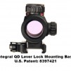 UTG 2.6" Micro Dot Sight Red 4 MOA Integral QD Mount