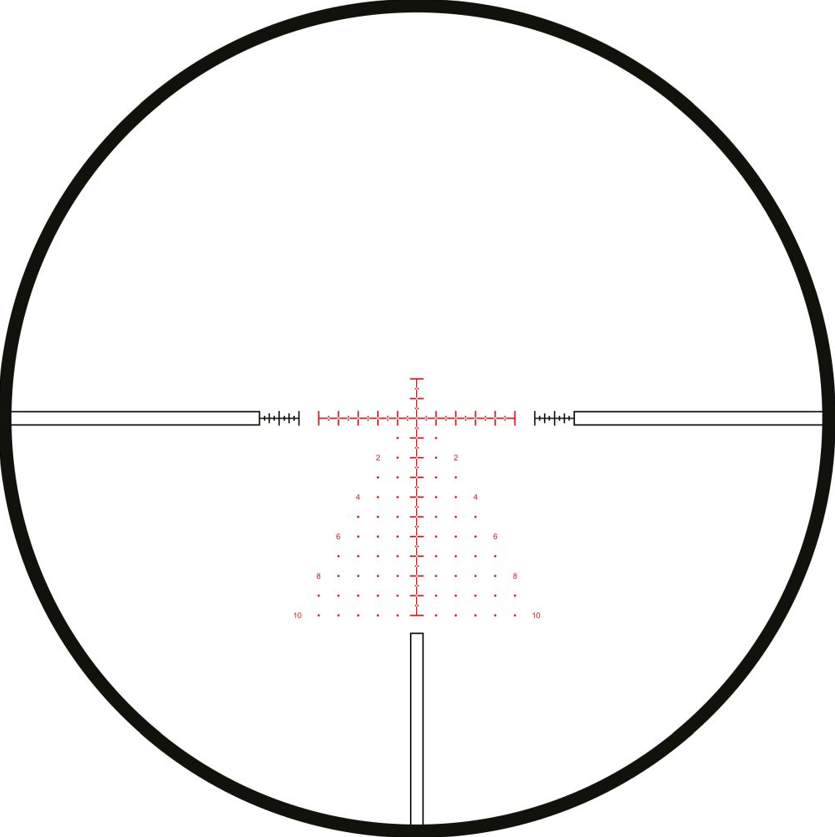 Hawke Frontier 30 SF 5-25x56 FFP IR MIL PRO Zero Lock Rifle Scope