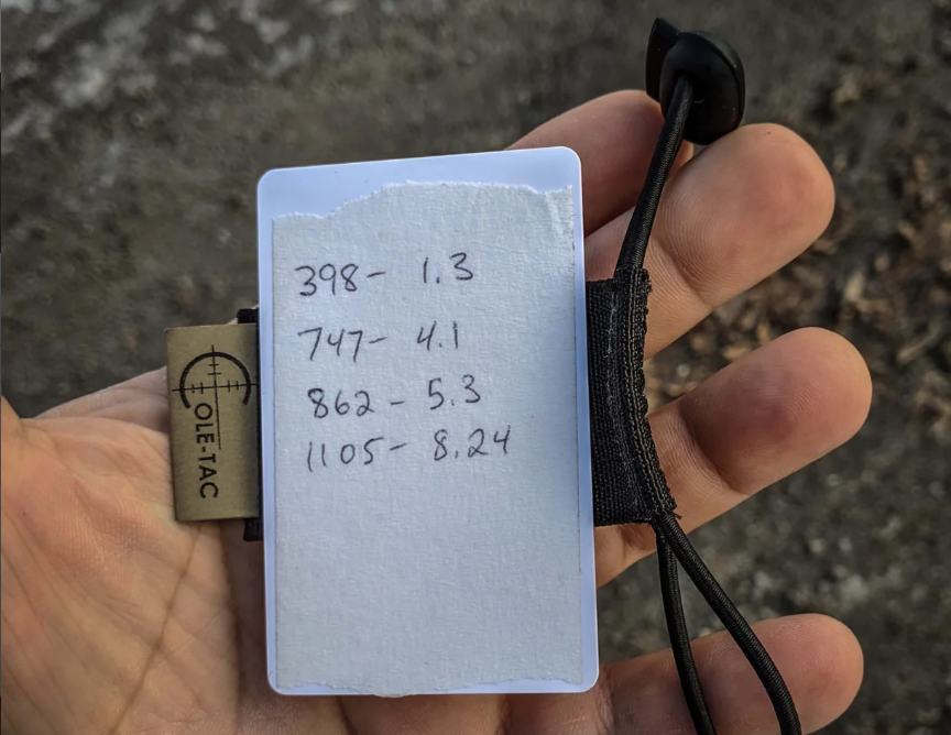 Cole-Tac Cheat Sheet