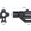 SPINA Optics Strike Reaper 1x32 Cantilever IPX7 Red Dot Sight