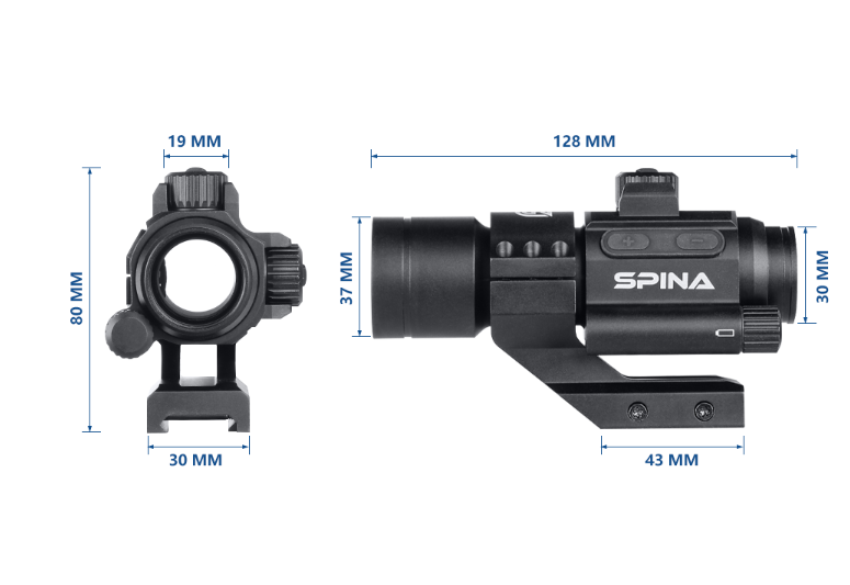 WIN A: SPINA Optics Strike Reaper 1x32 Cantilever IPX7 2MOA Red Dot Sight