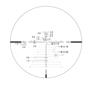 Arken Optics EP5 5-25X56 FFP VPR MOA Illuminated Rifle Scope