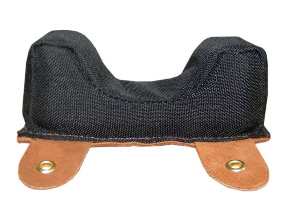 Protektor 2C" Custom Owl BB Leather w/ Cordura Strip Front Rest Bag