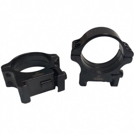 Rusan Steel Picatinny Weaver rings - 30 mm, Height 20mm
