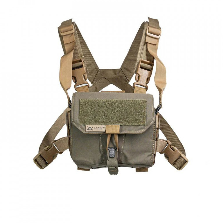 FHF Gear Service Model Bino Harness - Ranger Green - Large