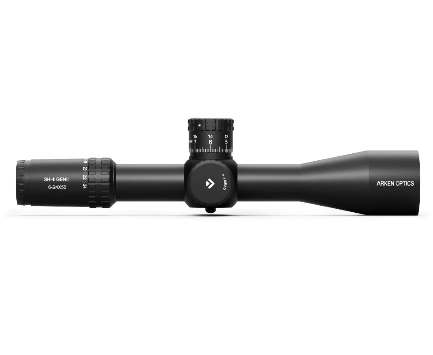 WIN A: Arken Optics SH4 6-24x50 GEN2 FFP VPR Illuminated Rifle Scope MIL