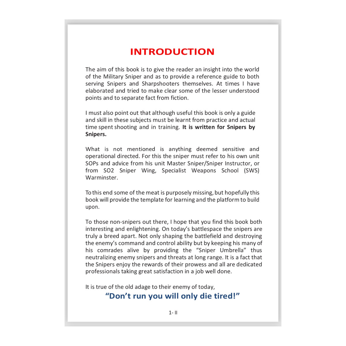 Sniper Pocket Book by Frank Fletcher (4th Edition, 2024)