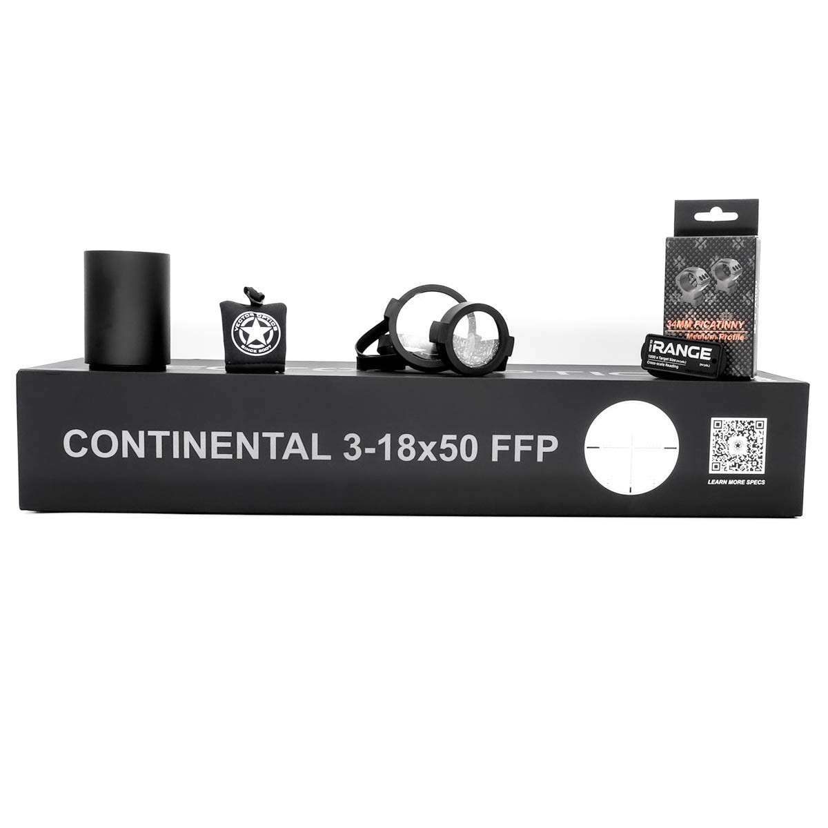 Pre-owned Vector Optics Continental 3-18x50 Tactical VCT-34 FFP IR 34mm Rifle Scope - SOG220