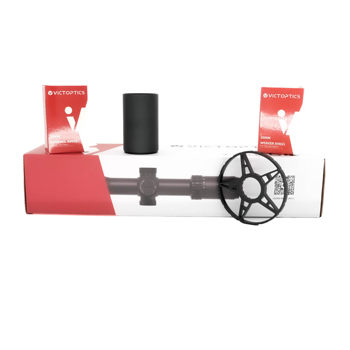 SOG Returned Vector Victoptics AGN 4-16x44 SFP Non IR 0.1MRAD Side Focus Rifle Scope inc Free Weaver Mounts - SOG25020