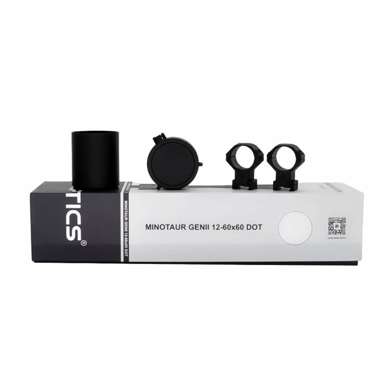 SOG Returned Vector Optics Minotaur 12-60x60 Gen II Illuminated DOT SFP VETD-LR 1/8 MOA Rifle Scope - SOG25053