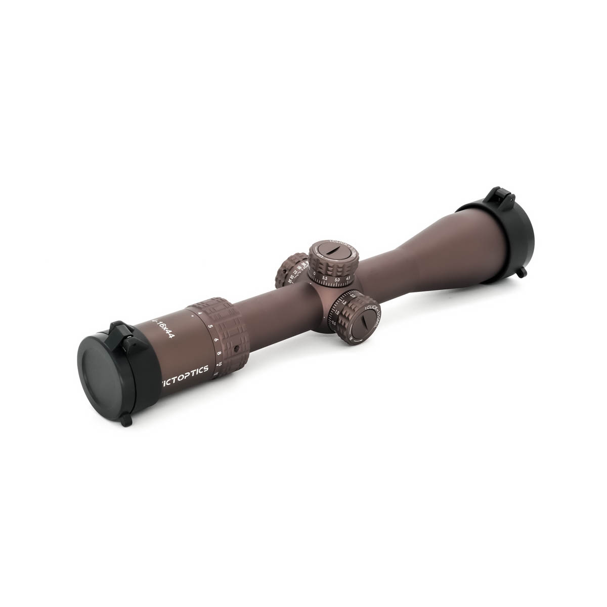 SOG Returned Vector Optics Victoptics S4 4-16x44 SFP MDL 1/10 MIL 30mm Rifle Scope - Coyote FDE - SOG25079