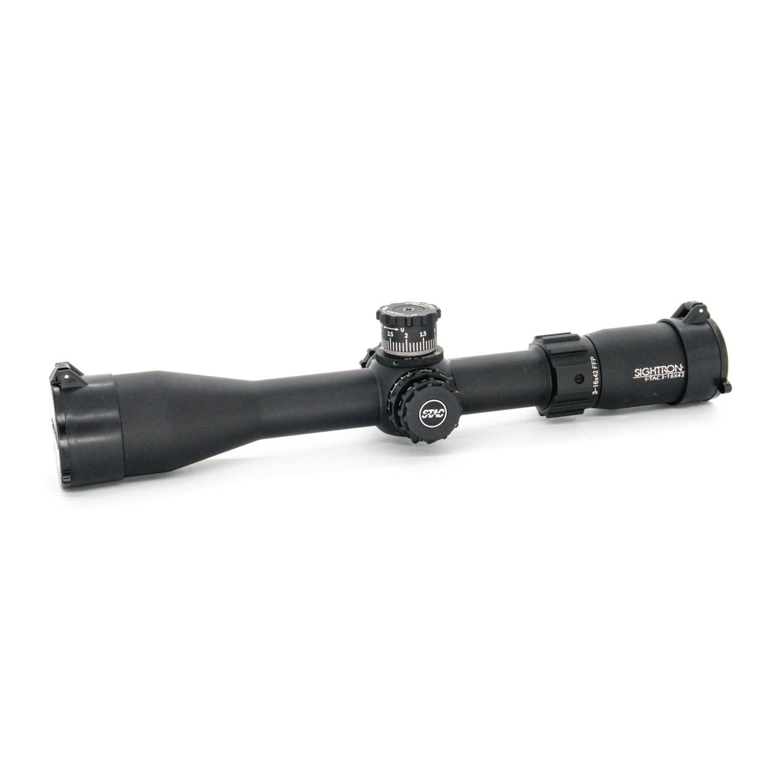 SOG Returned Sightron STAC 3-16x42 FFP IR MH2 SF 0.1 MRAD Zero Stop 30mm Rifle Scope - SOG25085
