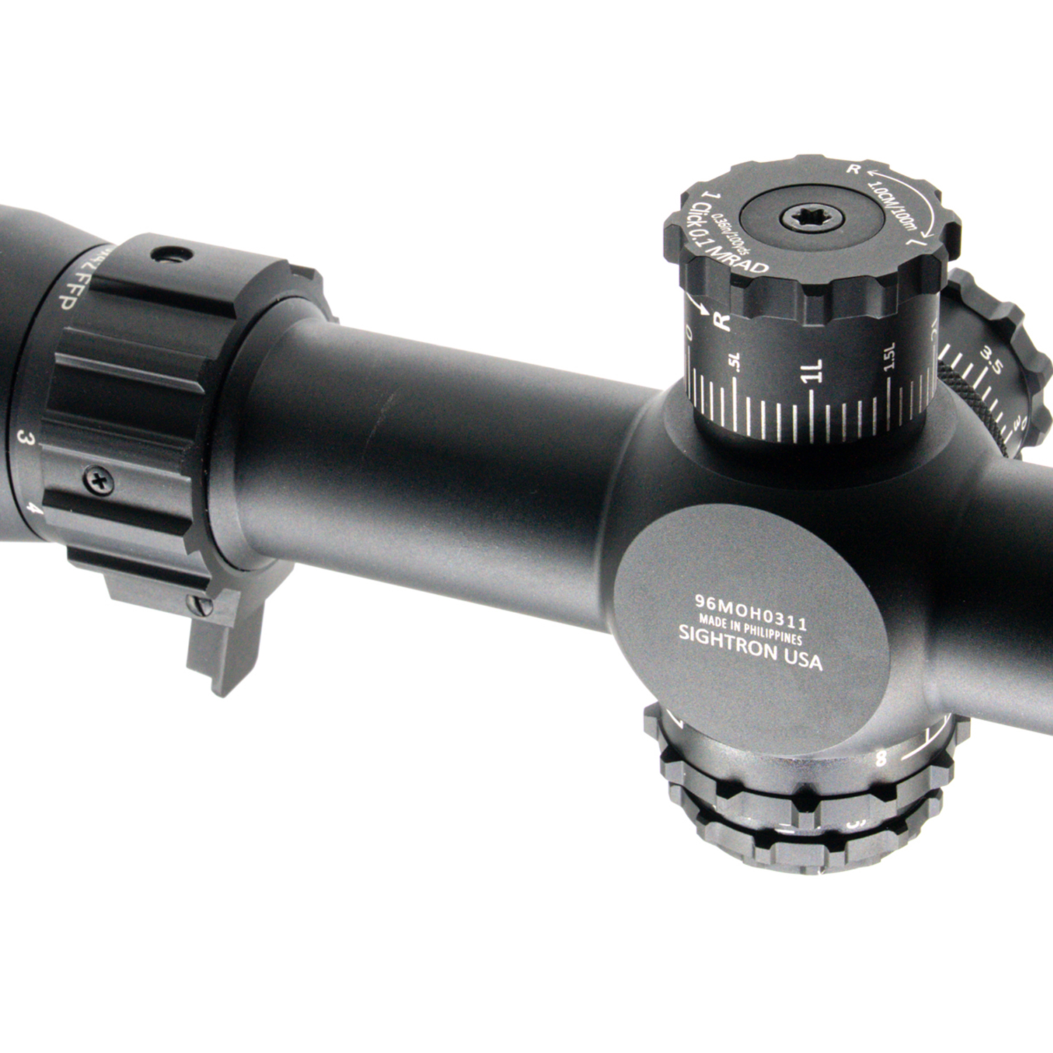 SOG Returned Sightron STAC 3-16x42 FFP IR MH2 SF 0.1 MRAD Zero Stop 30mm Rifle Scope - SOG25085