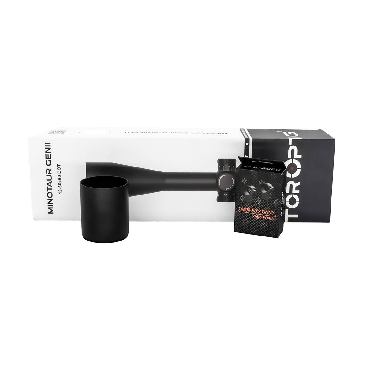 SOG Returned Vector Optics Minotaur 12-60x60 Gen II Illuminated DOT SFP VETD-LR 1/8 MOA Rifle Scope - SOG25095